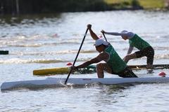 Kanuten im Wettstreit auf dem Beetzsee