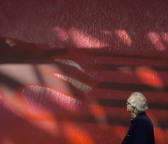 Franz Meiller vor seiner Arbeit