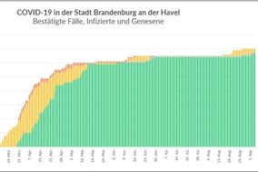 Corona-Wochengrafik des Gesundheitsamtes