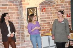 Eröffneten die Ausstellung: Alexandra Adel, Catrin Krüger und Stefanie Waschke.