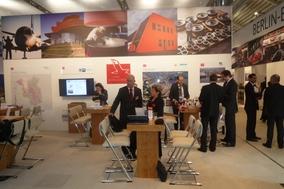 Der gemeinsame Messestand der Region Berlin-Brandenburg