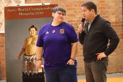 Oberbürgermeister Steffen Scheller eröffnete mit Weltmeisterin Sandra Köppen-Zuckschwerdt die Wettkämpfe.