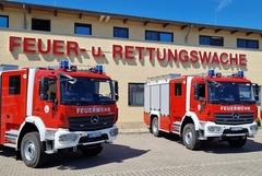 Die Feuer- und Rettungswache in der Fontanestraße 1