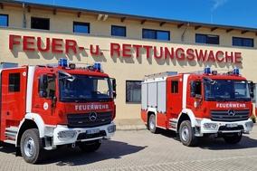 Die Feuer- und Rettungswache in der Fontanestraße 1