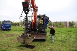 Symbolischer Spatenstich