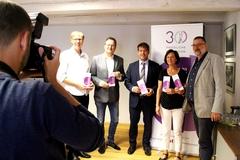 Pressekonferenz mit (v.l.n.r.) Jens Meiburg, Frank Martin Widmaier, Steffen Scheller, Christiane Flieger und Siegfried-Thomas Wisch