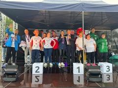 Die Brandenburger Delegation auf der Bühne