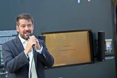 OB Scheller bei seiner Festansprache