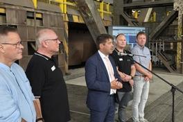 Oberbürgermeister Steffen Scheller zählte zu den Gratulanten.