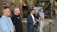 Oberbürgermeister Steffen Scheller zählte zu den Gratulanten.