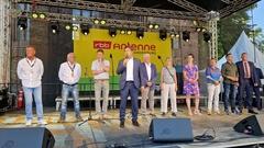 Organisatoren und Macher des Havelfestes 2025 mit Oberbürgermeister Steffen Scheller bei der Eröffnung.