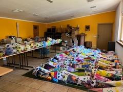 Die gepackten Schultüten.