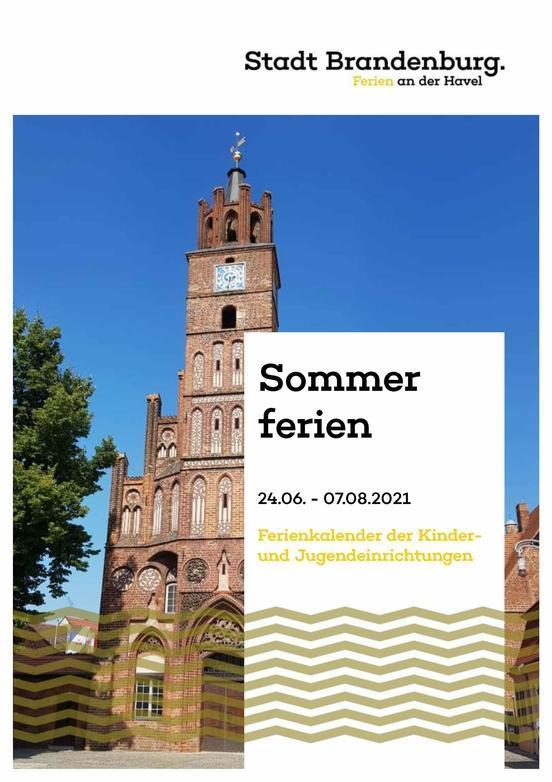 Poster Sommerferienkalender.