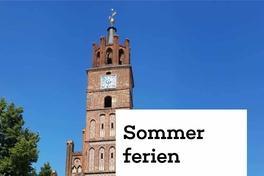 Poster Sommerferienkalender.