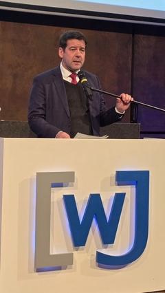 Oberbürgermeister Steffen Scheller sprach zu den Gästen.