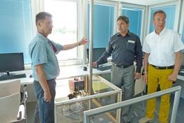 Indischer Kanu-Funktionär besucht Regattastrecke