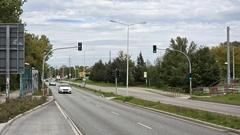 Ansicht der Straße nach Abschluss der Arbeiten