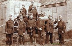 Ein Mannschaftsfoto aus der Zeit um 1915.