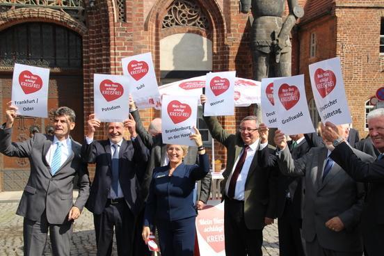 Oberbürgermeister Ostdeutschlands: Unser Herz schlägt kreisfrei!