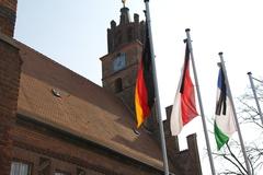 Trauerbeflaggung am Altstädtischen Rathaus