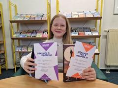 Lilly Volkhammer hat sich im Stadtentscheid zum 65. Vorlesewettbewerb durchgesetzt.