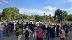 Gedenken auf dem Nicolaiplatz.