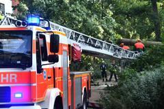 Sturmschaden am Wallgraben.