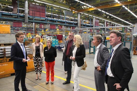 Oberbürgermeisterin gratuliert Heidelberger Druckmaschinen AG
