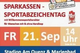 Sparkassen-Sportabzeichentag mit Willkommensportcharakter  