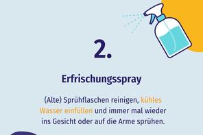 Erfrischungsspray.