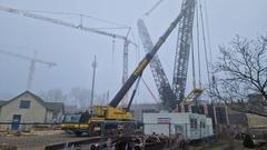 D<ie Großbaustelle am diesigen Samstag.