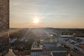 Blick auf die historische Innenstadt vom Katharinenkirchturm.