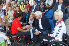 Freude über die gelungene Integration behinderter Sportler