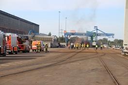 Einsatzübung im Stadthafen.