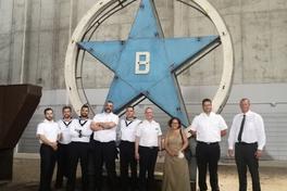 Crew der Fregatte Brandenburg zu Gast im Industriemuseum