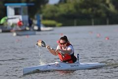 Edina Müller auf der Brandenburger Regattastrecke