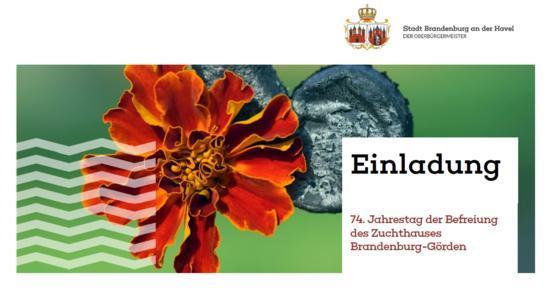 74. Jahrestag der Befreiung des Zuchthauses Brandenburg - Görden