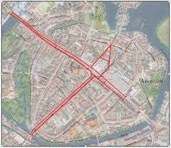 Ausweisung von öffentlichen Wegen, Straßen und Plätzen, auf denen auch im Freien eine Maskenpflicht besteht 