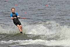 Wasserskivorführungen gab es auf dem Beetzsee