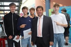 Schüler des Oberschule Otto-Tschirch waren ebenso auf Ausbildungssuche.