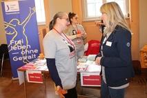 Katarzyna Wojcik von der THB im Gespräch mit Gabriele Bischoff: