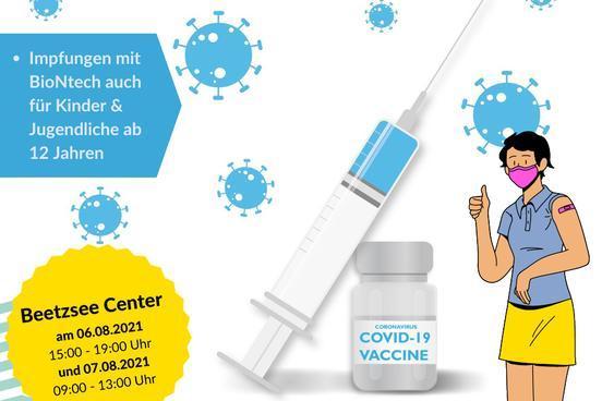 Impfen ohne Termin im Beetzsee Center 