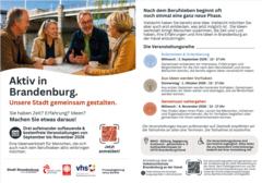 Flyer mit Angeboten.