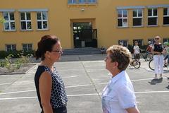 Dietlind Tiemann und Dorette König im Gespräch