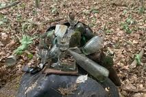 der gesammelte Müll auf einem Haufen