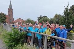 Die Bugaläufer 2015 vor dem Brandenburger Dom