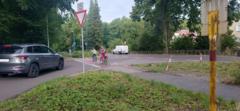 Eine der überarbeitungsbedürftigen Querungsstellen entlang der Ziesarer Landstraße.