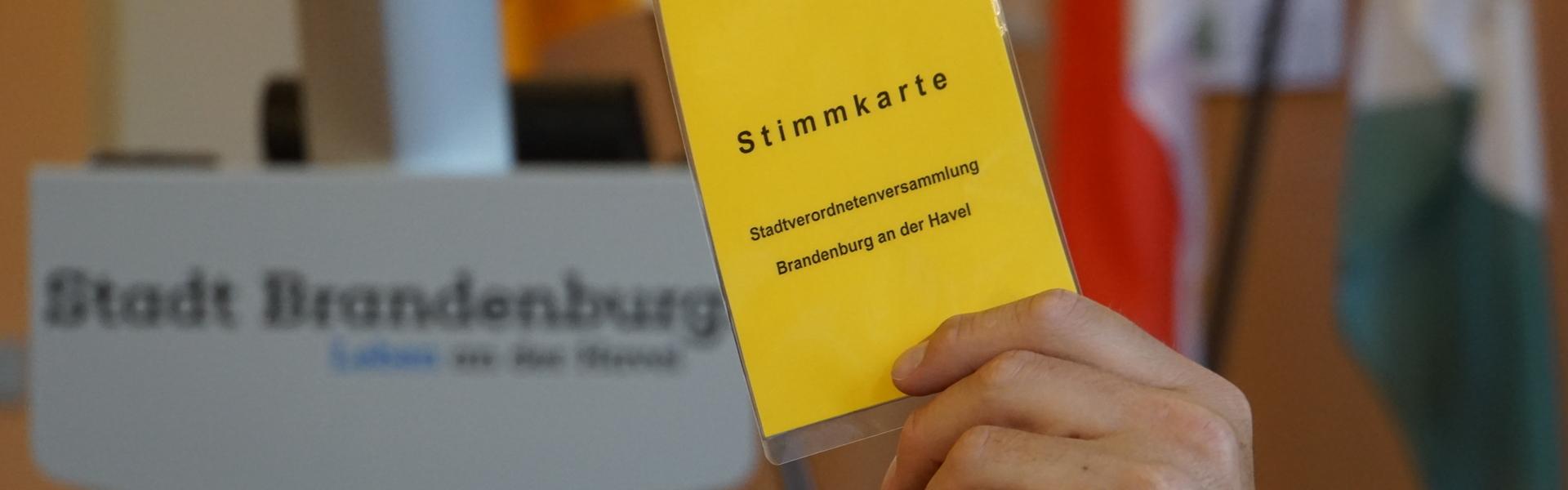 Stimmkarte