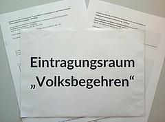 Noch bis zum 11. April 2022 können sich die Brandenburger in die Eintragungslisten für das Volksbegehren eintragen.