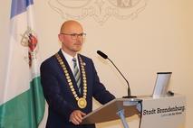 Daniel Keip bei seiner Rede.